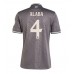 Maillot de foot Real Madrid David Alaba #4 Troisième vêtements 2024-25 Manches Courtes